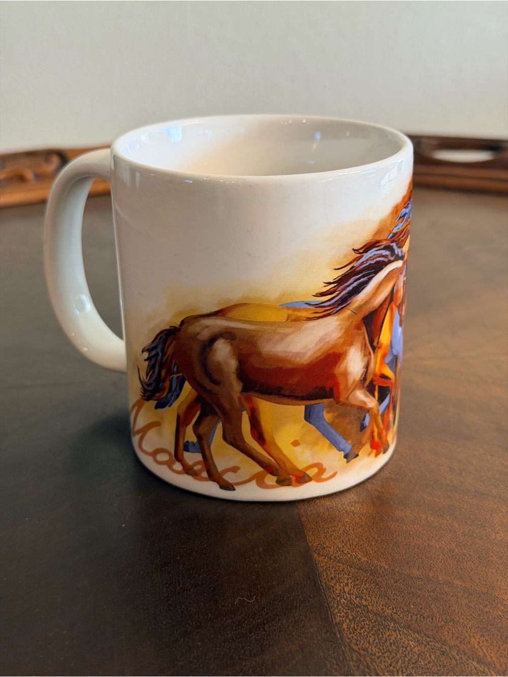 Westland Giftware Marcia Baldwin Horse Art Ceramic Coffee Mug - Equine Decor